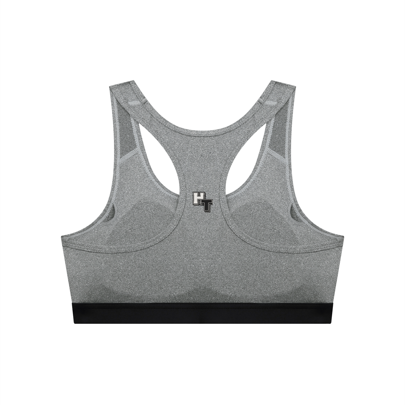 Hustle Team Women's Cropped Sports Bra