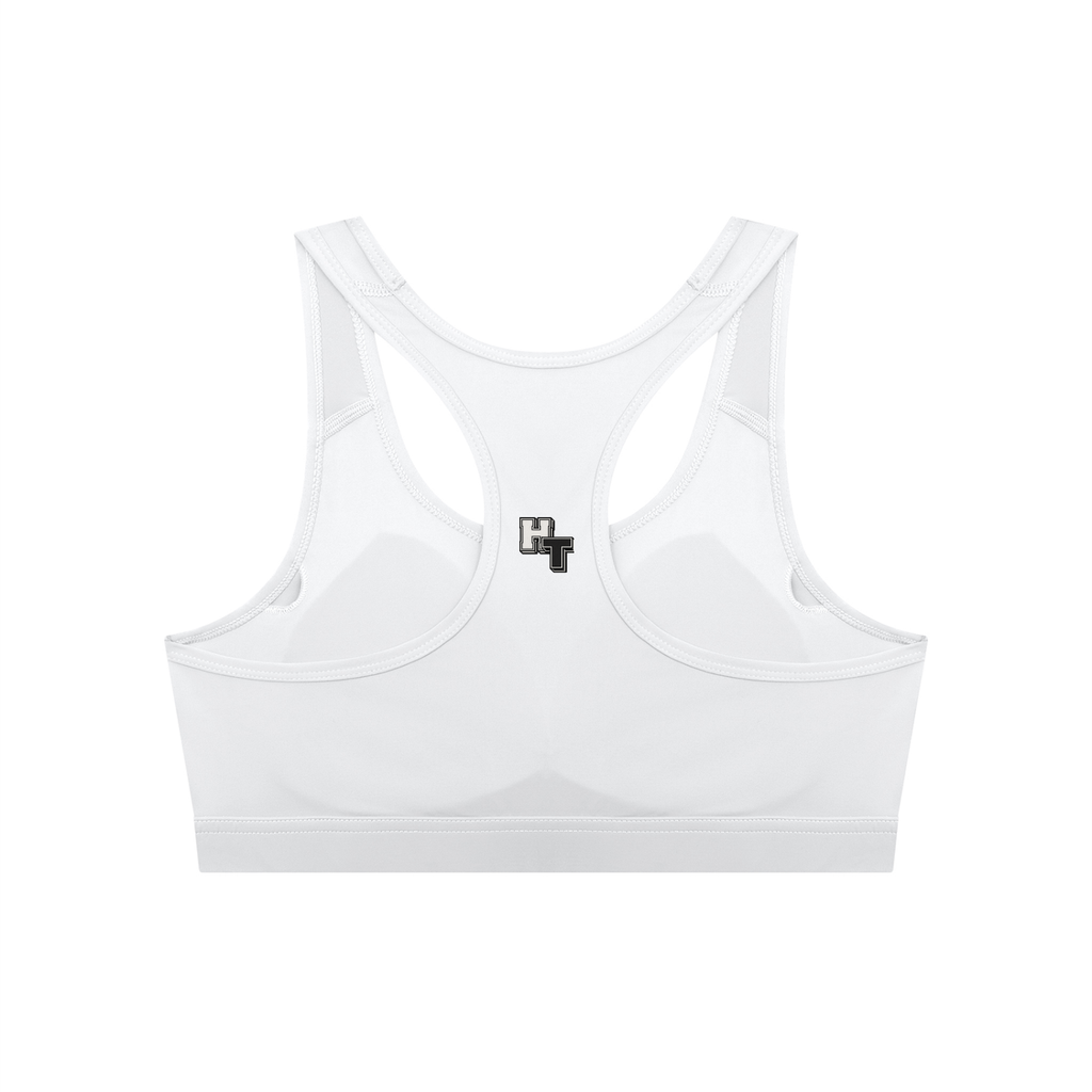 Hustle Team Women's Cropped Sports Bra