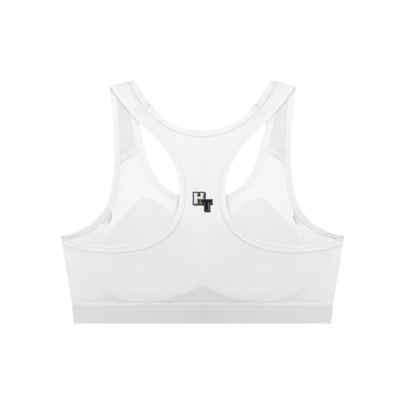Hustle Team Women's Cropped Sports Bra