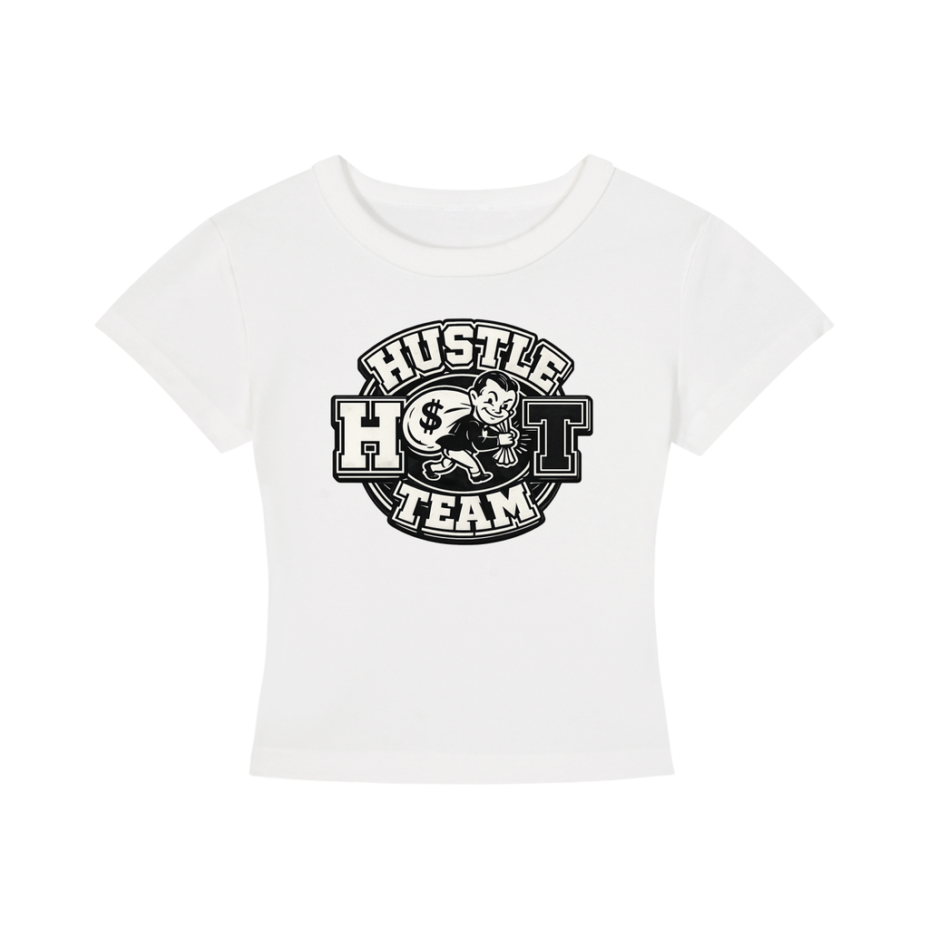 Hustle Team Women's Cropped T-Shirt