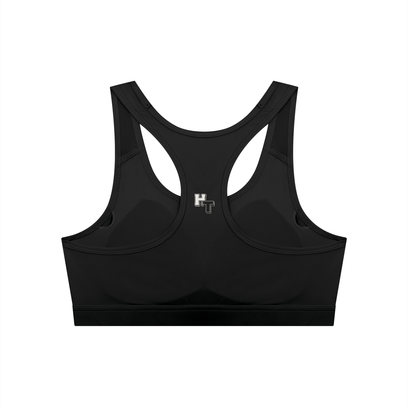 Hustle Team Women's Cropped Sports Bra