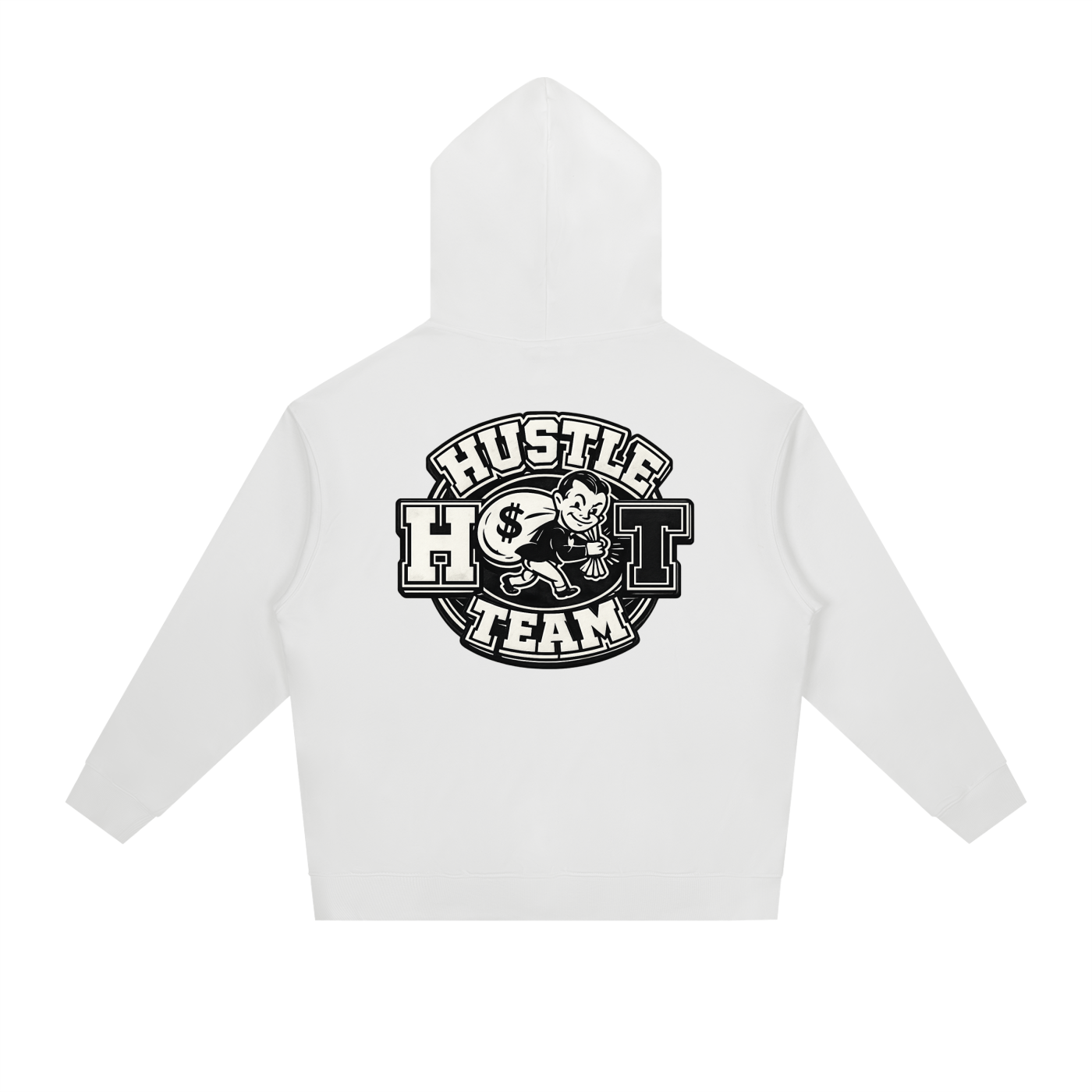 Hustle Team Essential Heavyweight Drop-Shoulder Hoodie
