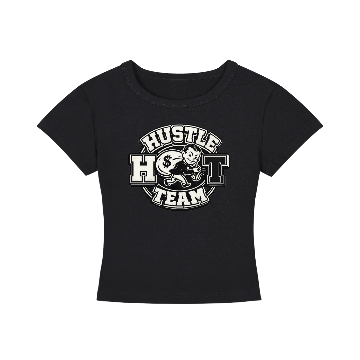 Hustle Team Women's Cropped T-Shirt