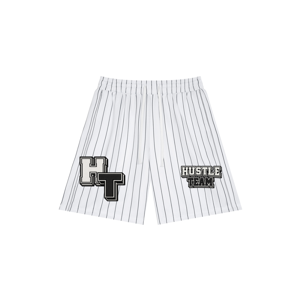 HT Unisex Striped Loose Fit Shorts
