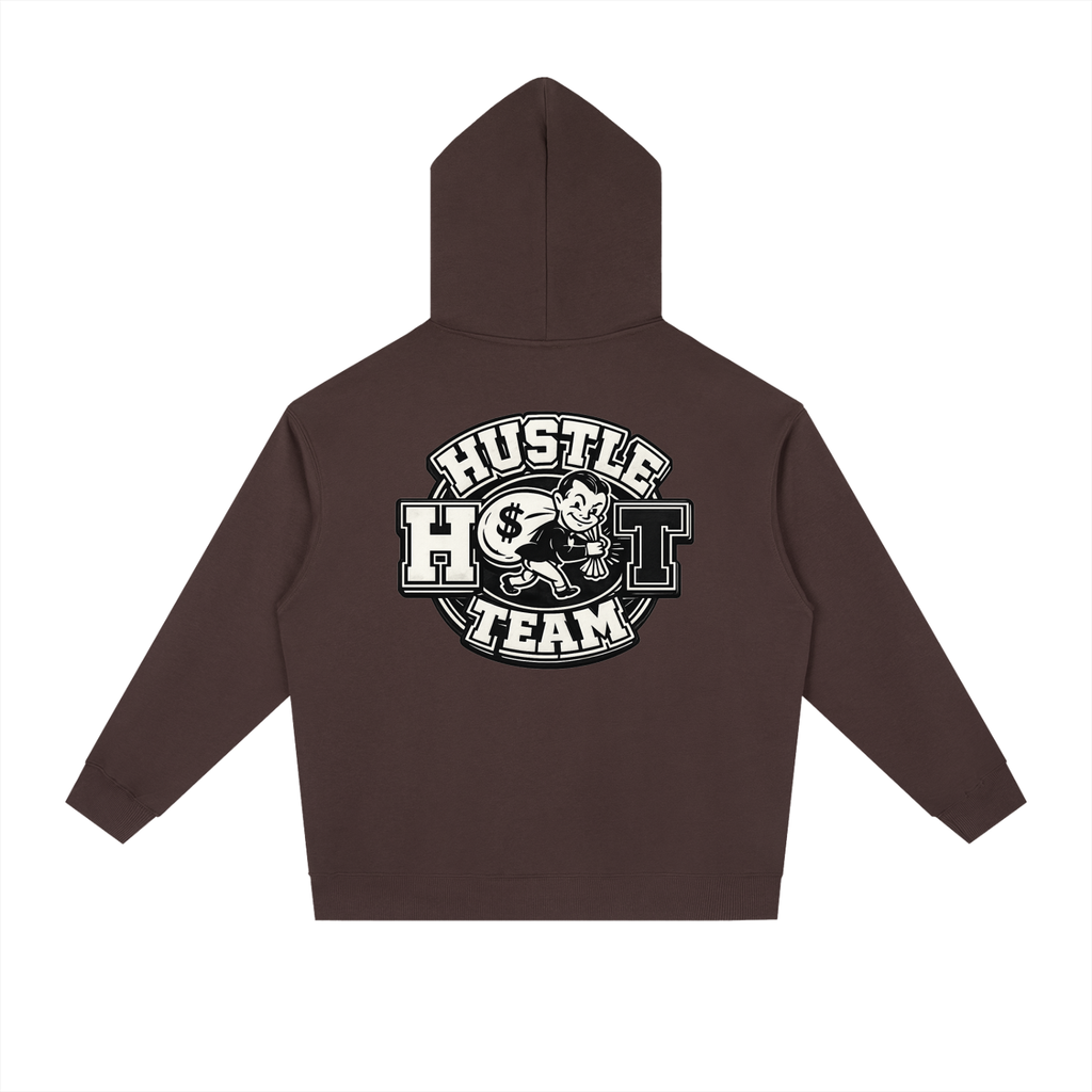 Hustle Team Essential Heavyweight Drop-Shoulder Hoodie