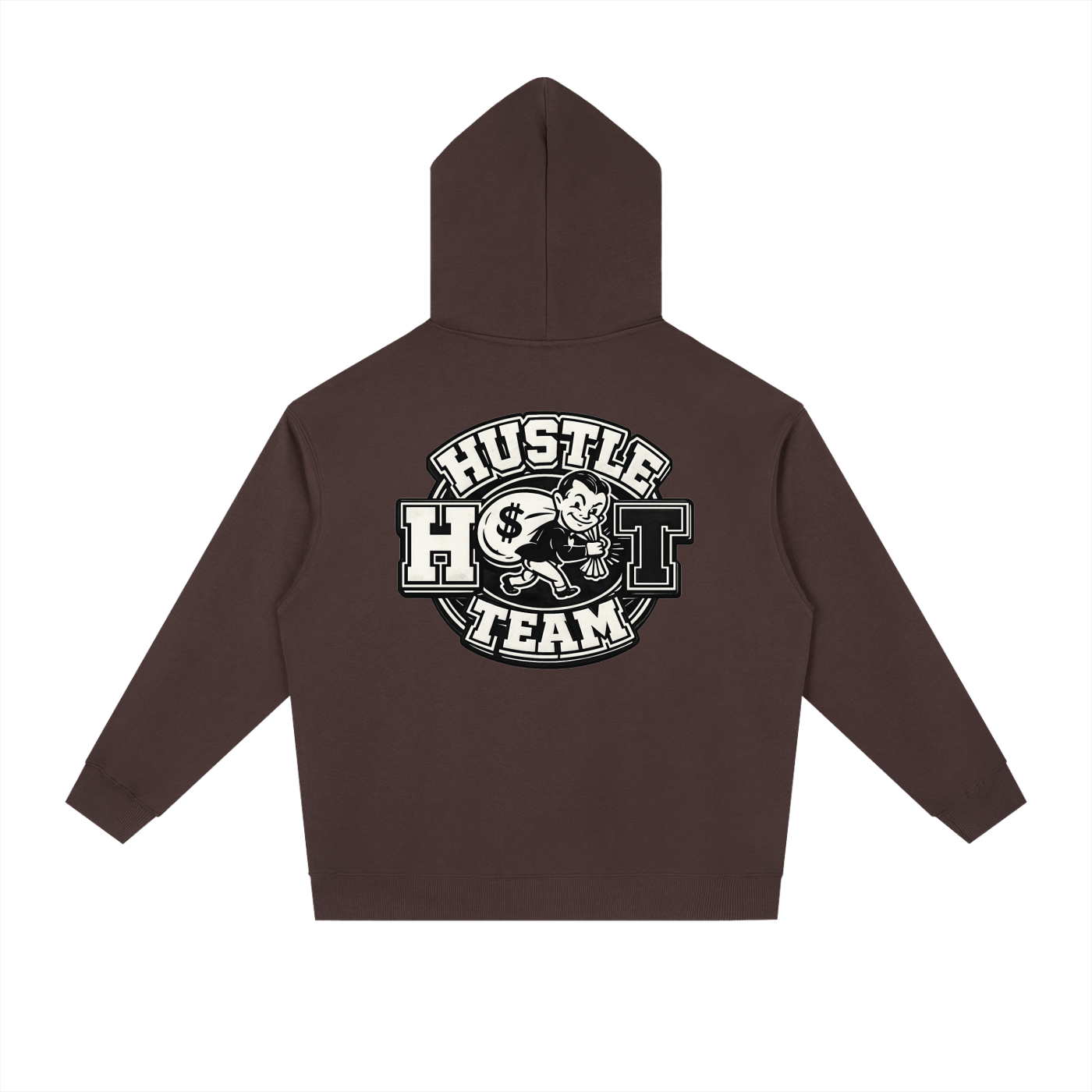 Hustle Team Essential Heavyweight Drop-Shoulder Hoodie