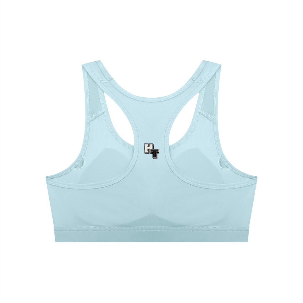 Hustle Team Women's Cropped Sports Bra