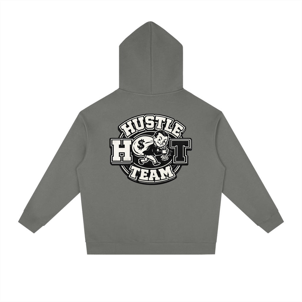 Hustle Team Essential Heavyweight Drop-Shoulder Hoodie