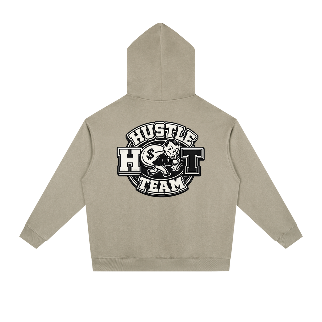 Hustle Team Essential Heavyweight Drop-Shoulder Hoodie
