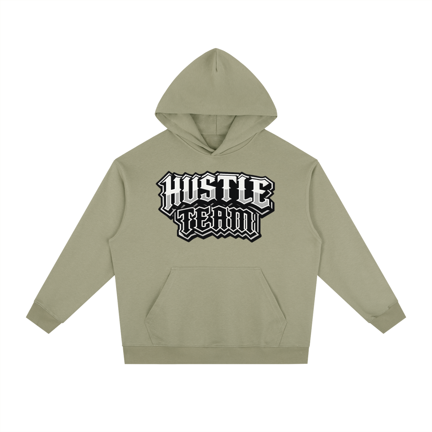 Hustle Team Essential Heavyweight Drop-Shoulder Hoodie