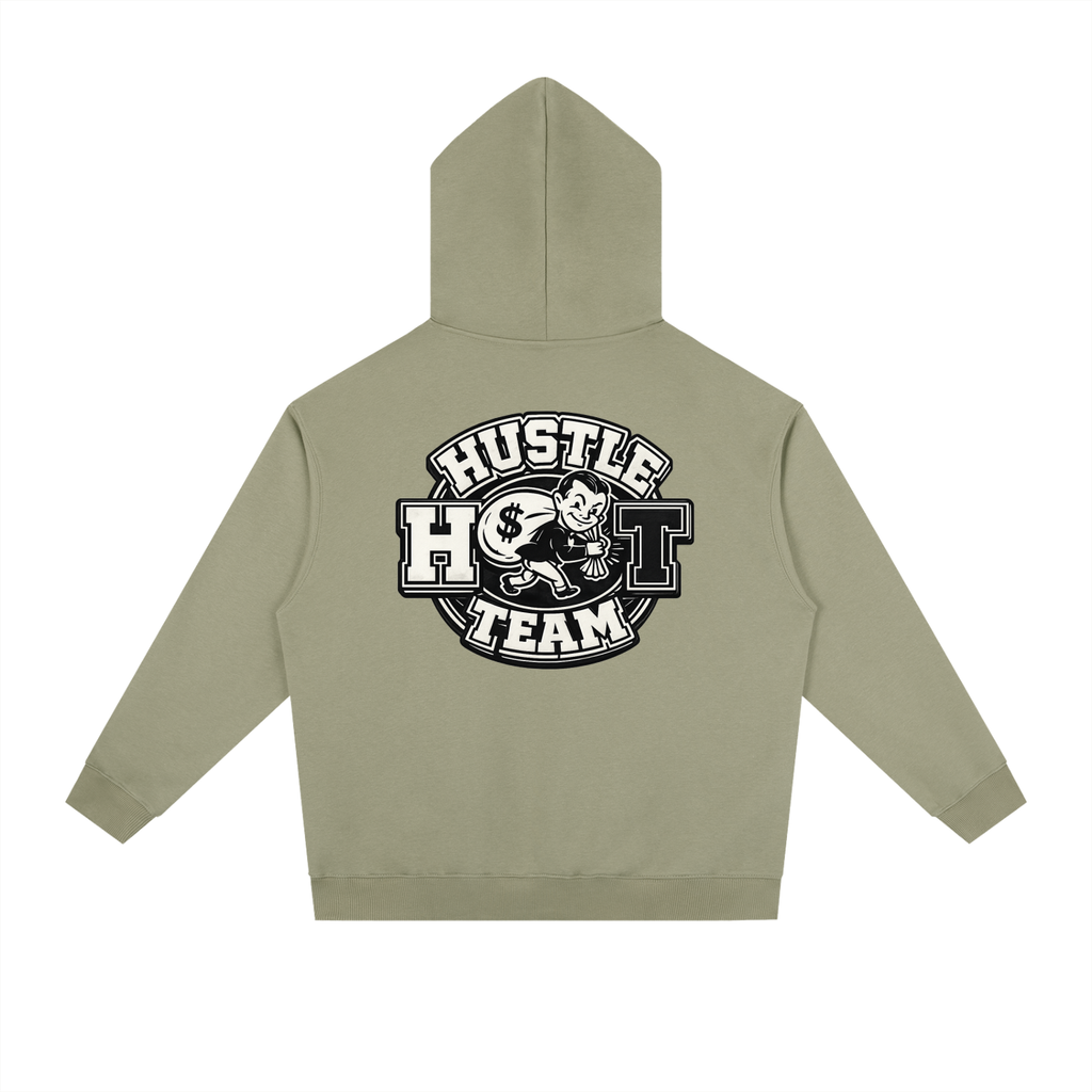 Hustle Team Essential Heavyweight Drop-Shoulder Hoodie