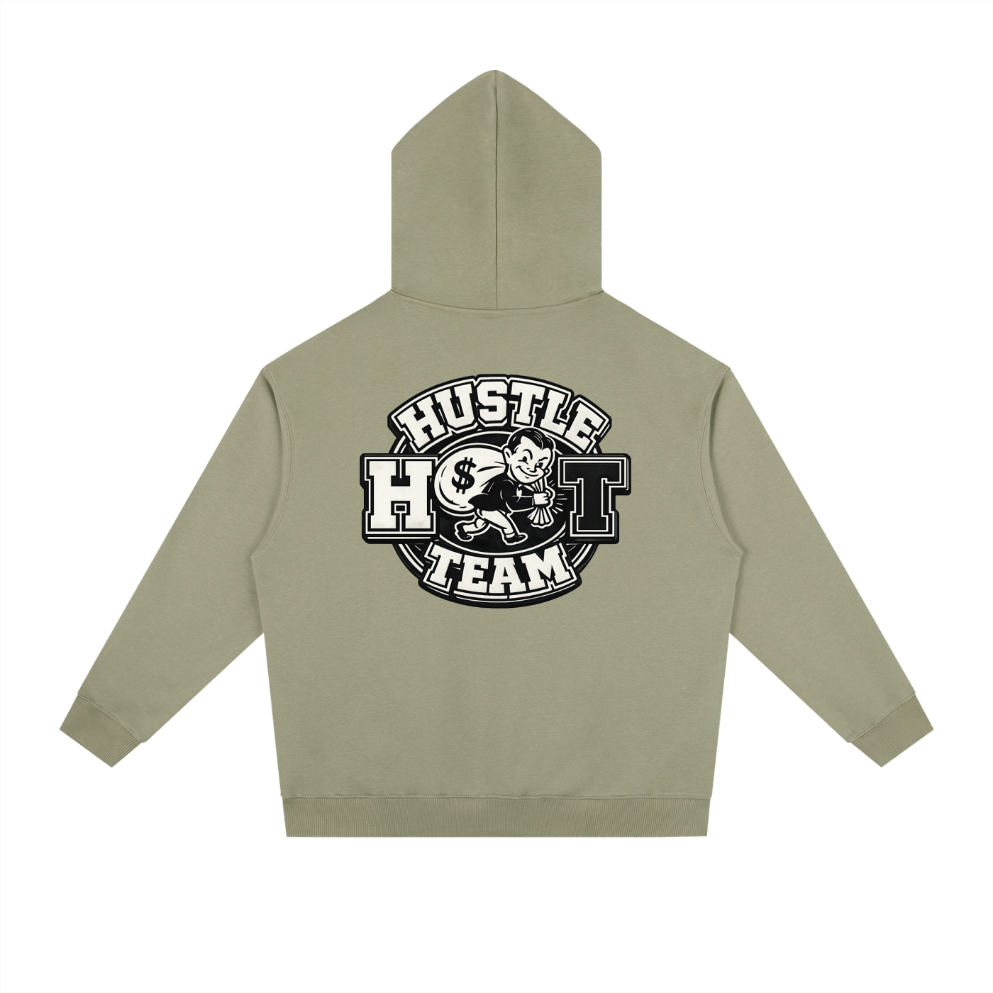 Hustle Team Essential Heavyweight Drop-Shoulder Hoodie