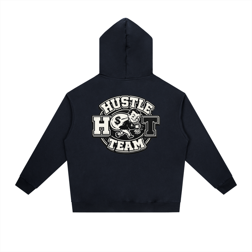 Hustle Team Essential Heavyweight Drop-Shoulder Hoodie