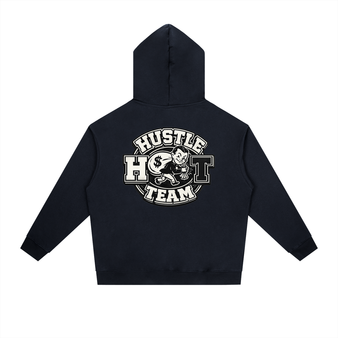 Hustle Team Essential Heavyweight Drop-Shoulder Hoodie