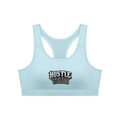 Hustle Team Women's Cropped Sports Bra