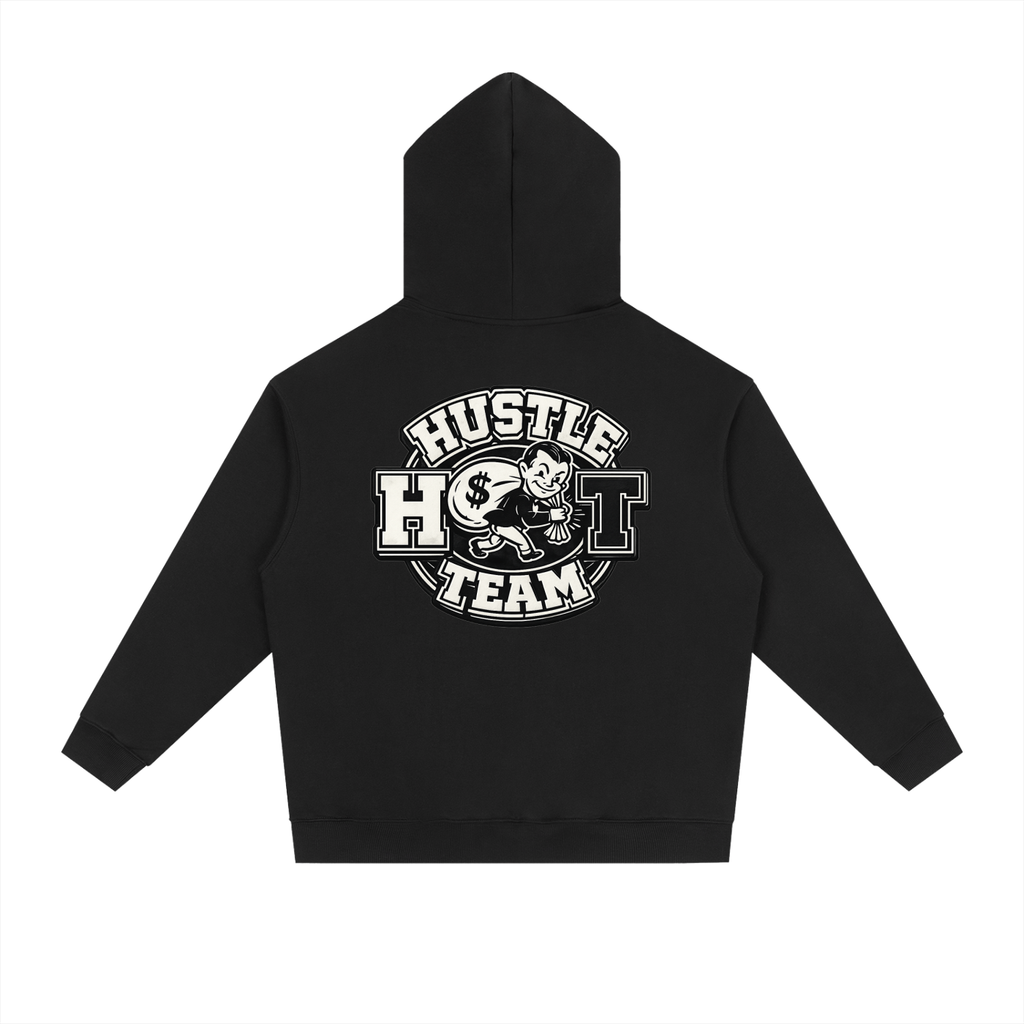 Hustle Team Essential Heavyweight Drop-Shoulder Hoodie
