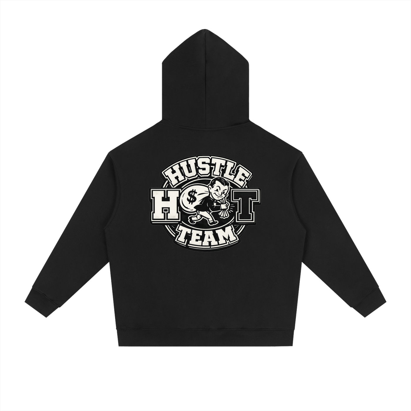 Hustle Team Essential Heavyweight Drop-Shoulder Hoodie